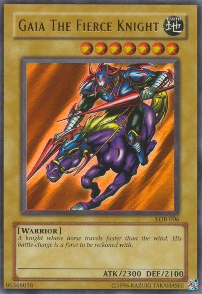 Gaia The Fierce Knight (LOB-006) - Ultra Rare