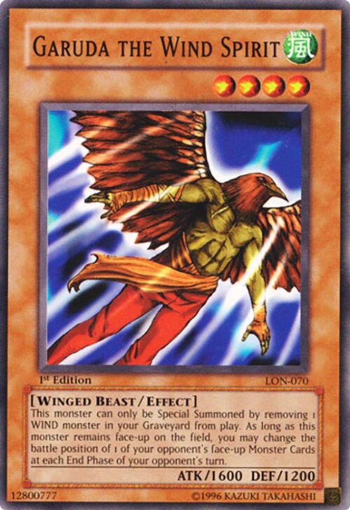 Garuda the Wind Spirit (LON-070) - Common