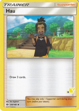 Hau - 120/149 (#13 Pikachu Stamped)/149  - Promo