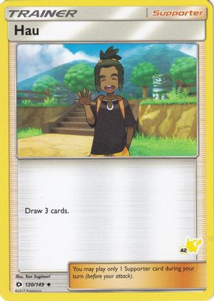 Hau - 120/149 (#42 Pikachu Stamped)/149  - Promo