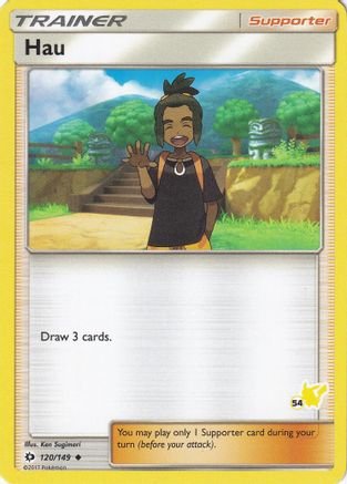 Hau - 120/149 (#54 Pikachu Stamped)/149  - Promo