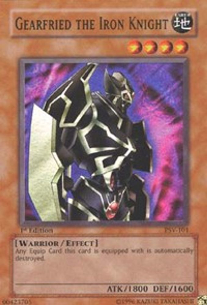 Gearfried the Iron Knight (PSV-101) - Super Rare