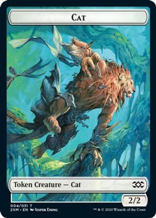 Cat // Germ Double-Sided Token (2XM-4 // 10) - Double Masters Foil