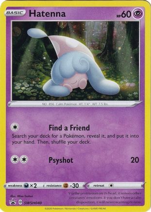 Hatenna SWSH040  - Holofoil - Promo