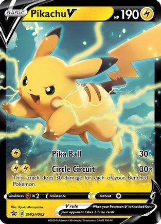 Pikachu V SWSH063  - Holofoil - Promo