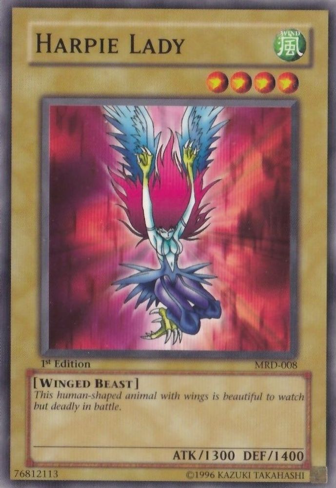 Harpie Lady (Original Artwork) (MRD-008) - Common