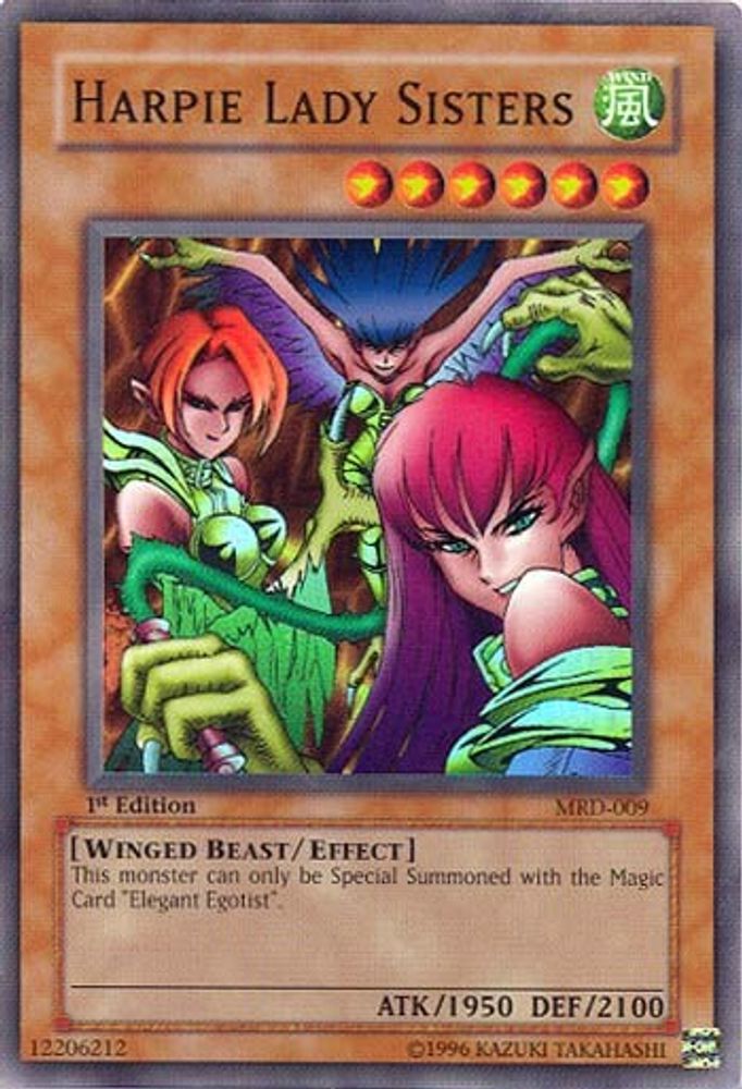 Harpie Lady Sisters (MRD-009) - Super Rare
