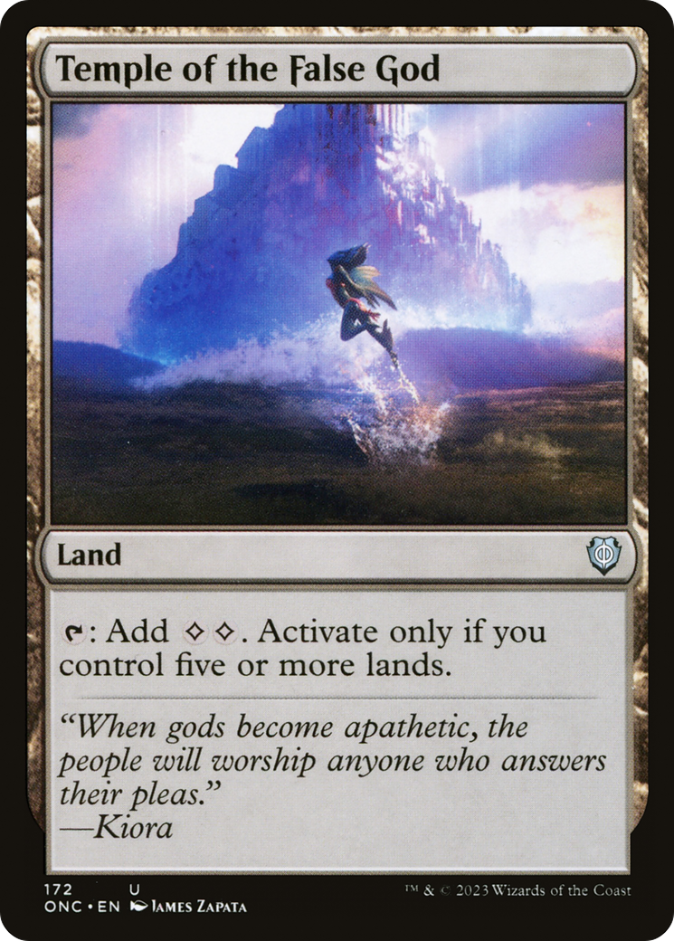 Temple du Faux Dieu [Phyrexia : Tous seront un seul commandant] 