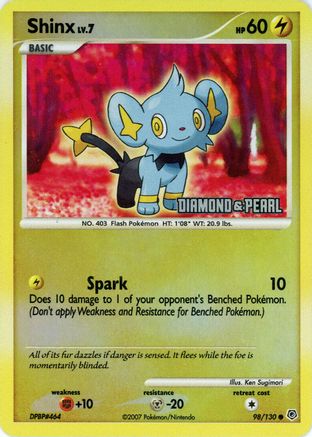 Shinx 098/130  - Reverse Holofoil - Promo