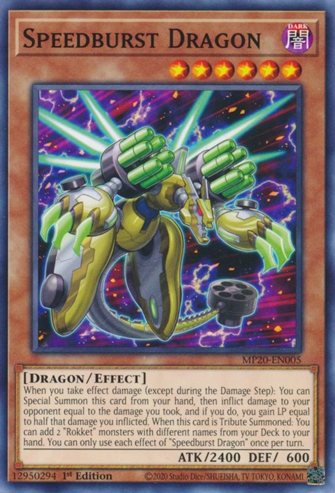 Dragon Speedburst [MP20-EN005] Commun 