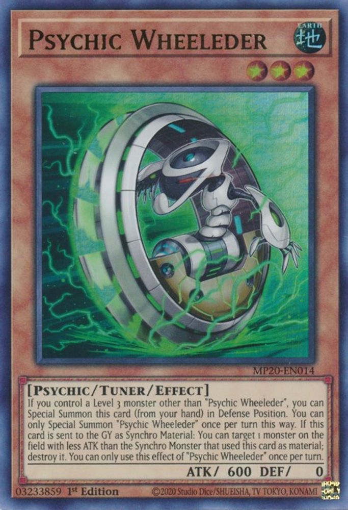 Psychic Wheeleder (MP20-EN014) - Ultra Rare