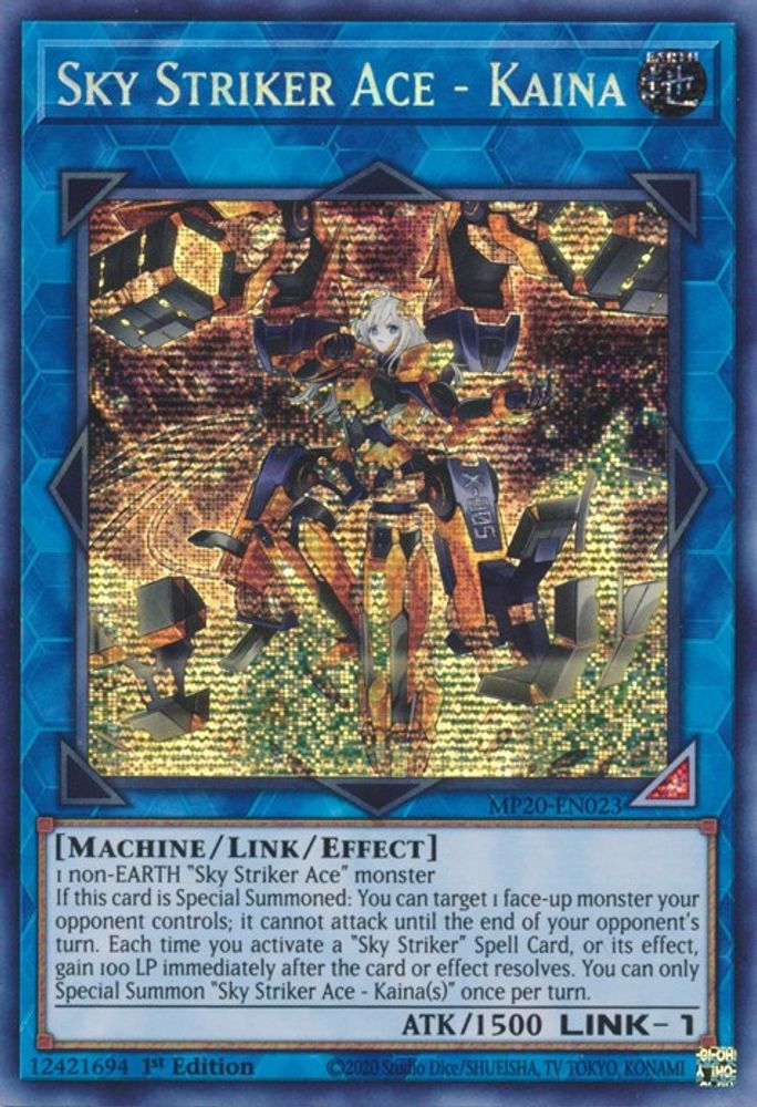 Sky Striker Ace - Kaina (MP20-EN023) - Prismatic Secret Rare