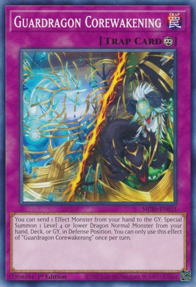 Guardragon Corewakening (MP20-EN031) - Common