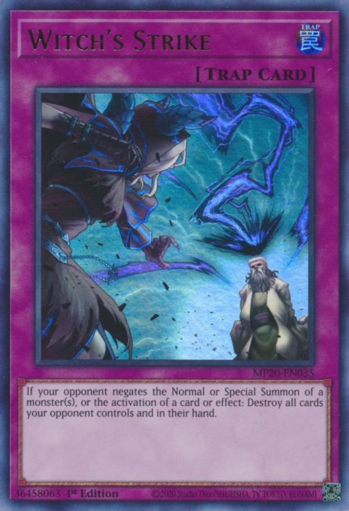 Frappe de la Sorcière [MP20-EN035] Ultra Rare 