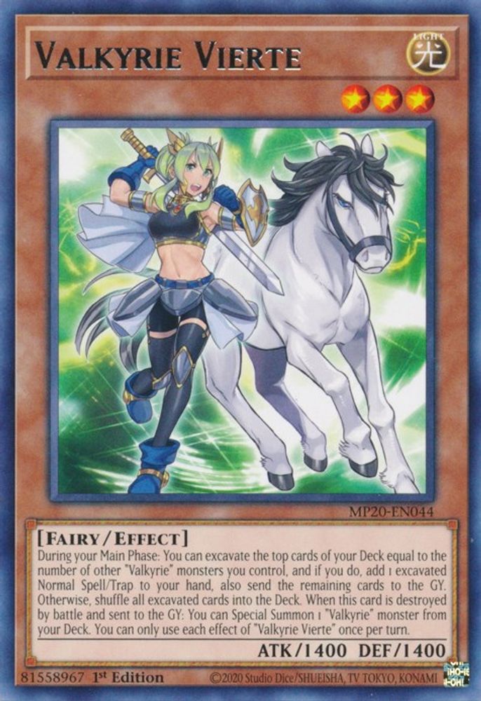 Valkyrie Vierte (MP20-EN044) - Rare