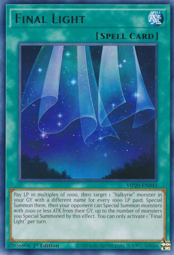 Final Light (MP20-EN045) - Rare