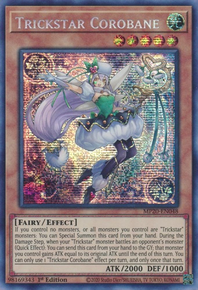 Trickstar Corobane [MP20-EN048] Prismatique Secret Rare 