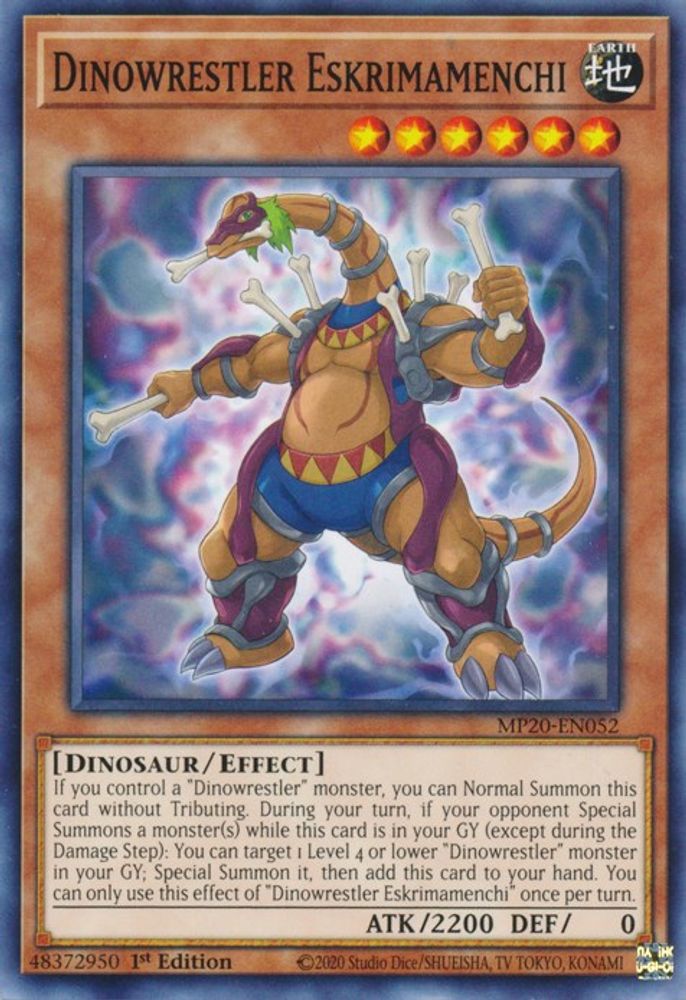 Dinowrestler Eskrimamenchi [MP20-EN052] Commun 