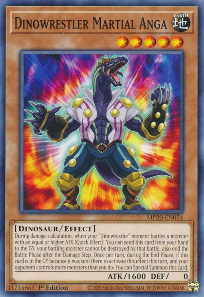 Dinowrestler Martial Anga (MP20-EN054) - Common