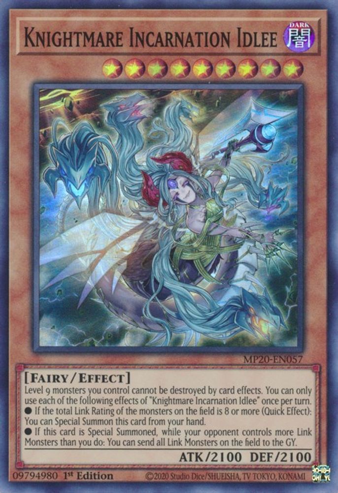 Knightmare Incarnation Idlee [MP20-EN057] Super Rare 