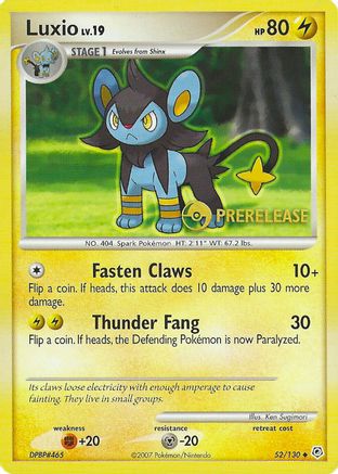 Luxio - 52/130 (Prerelease)/130  - Promo