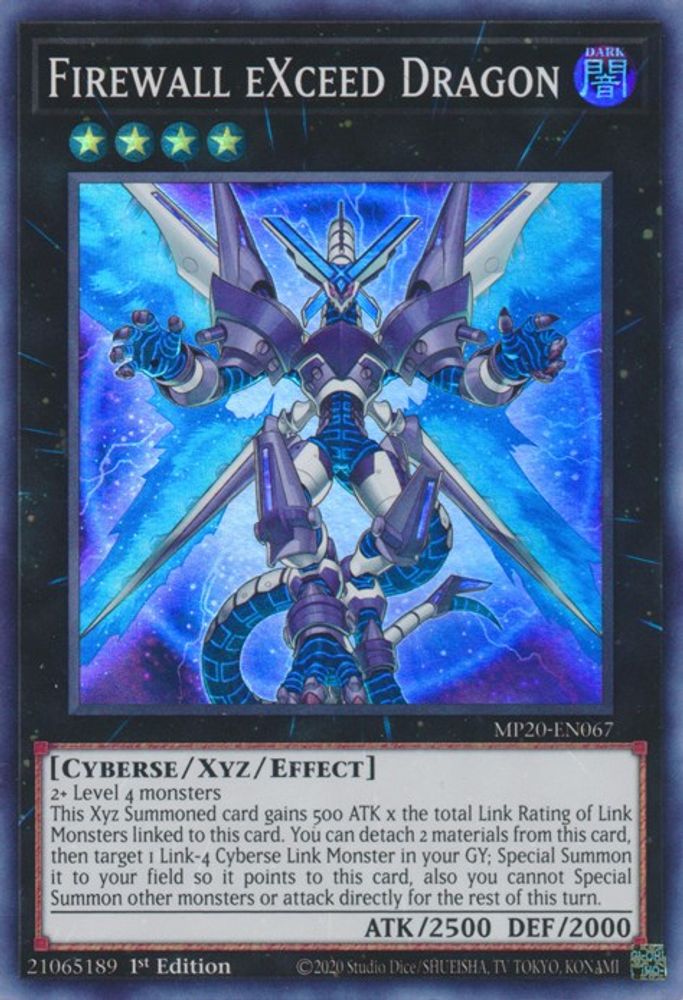 Pare-feu eXceed Dragon [MP20-EN067] Super Rare 