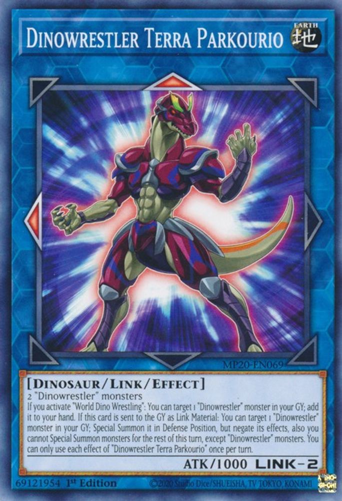 Dinowrestler Terra Parkourio [MP20-EN069] Commun 