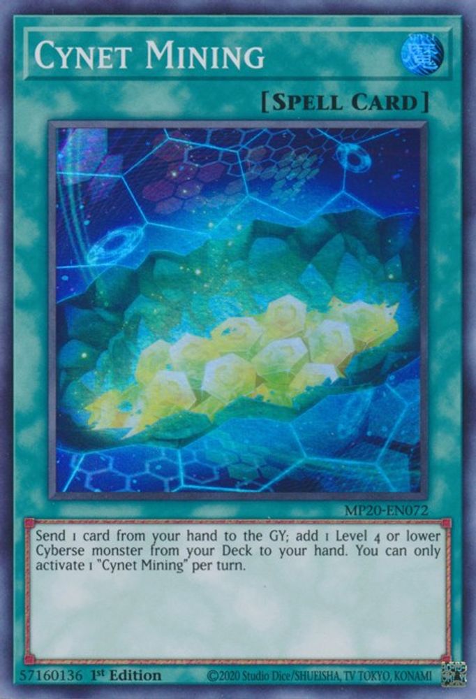 Cynet Mining (MP20-EN072) - Super Rare