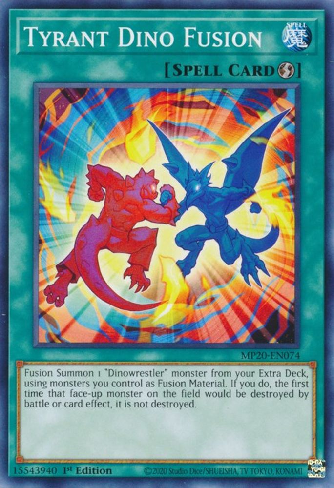 Tyrant Dino Fusion (MP20-EN074) - Common