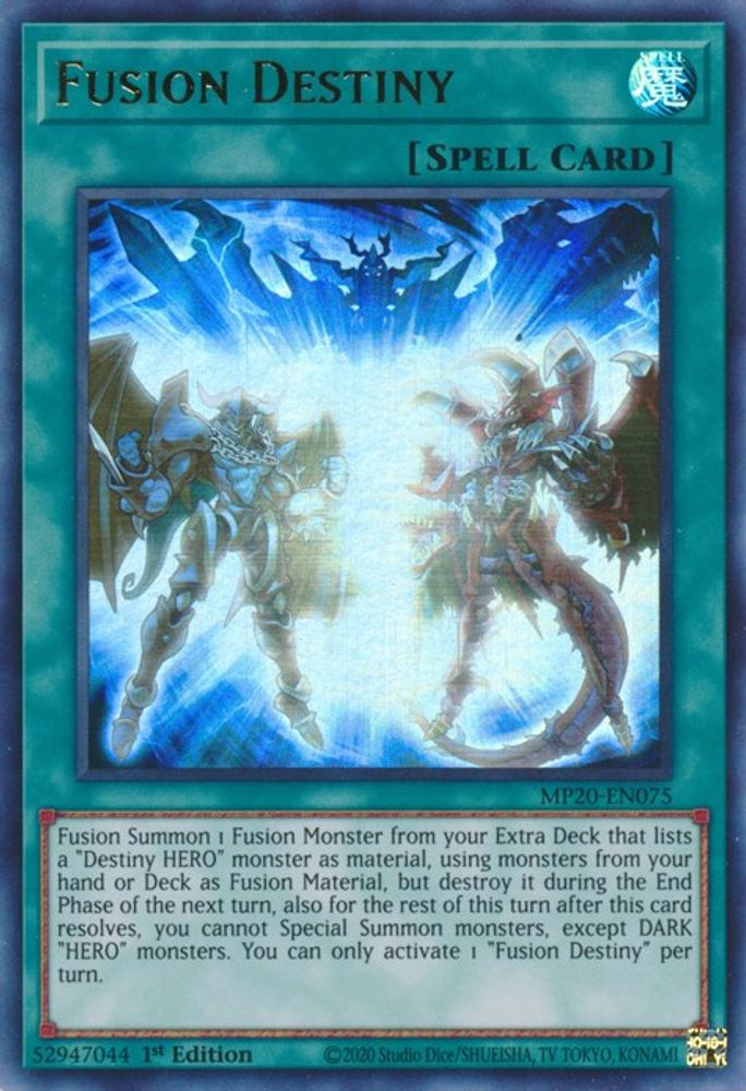 Fusion Destiny (MP20-EN075) - Ultra Rare