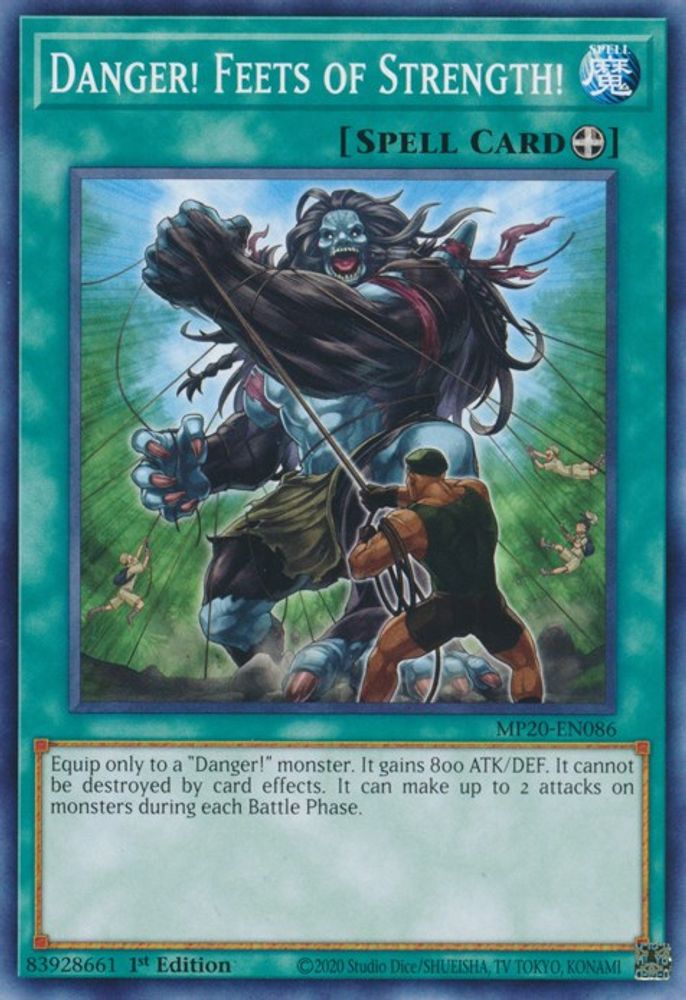 Danger! Feets of Strength! (MP20-EN086) - Common