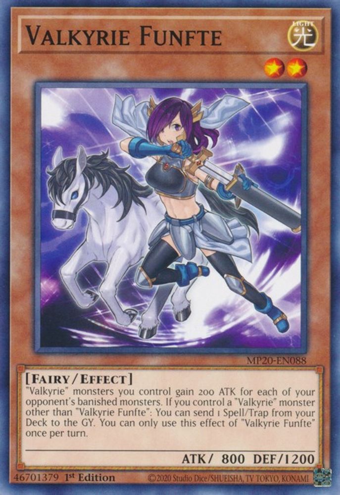 Valkyrie Funfte [MP20-EN088] Commun 