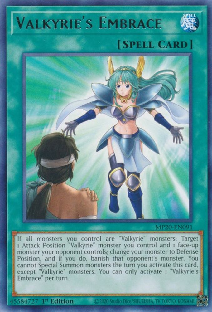 Étreinte de Valkyrie [MP20-EN091] Rare 