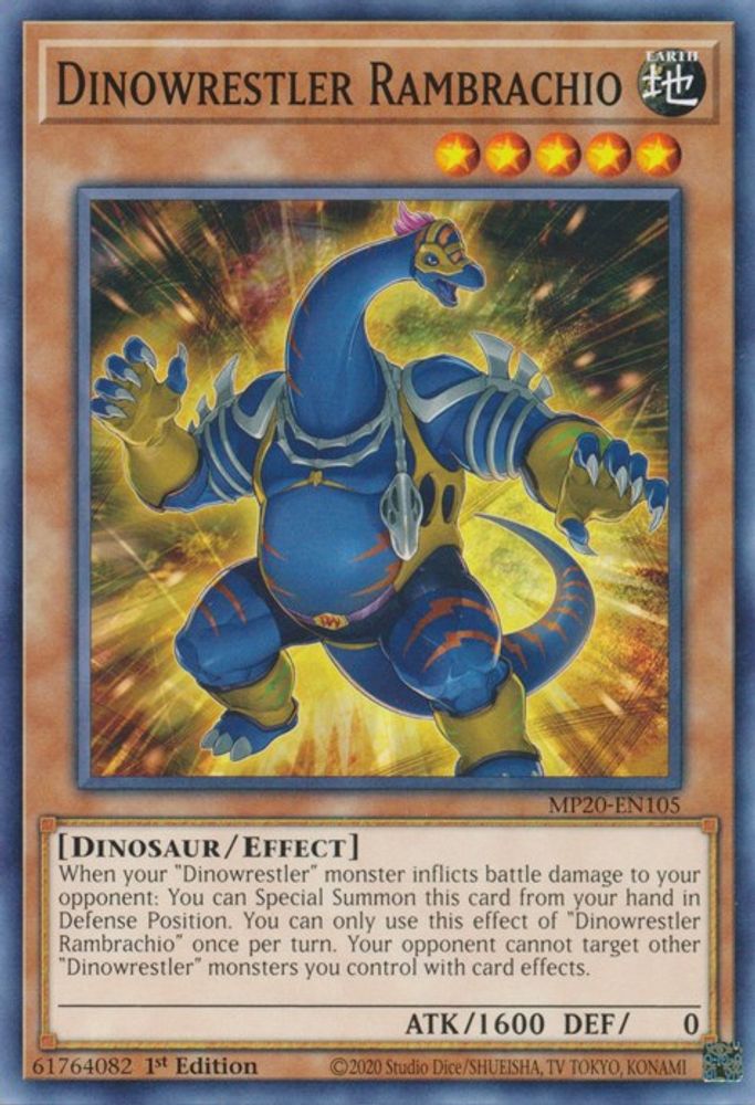 Dinowrestler Rambrachio (MP20-EN105) - Common