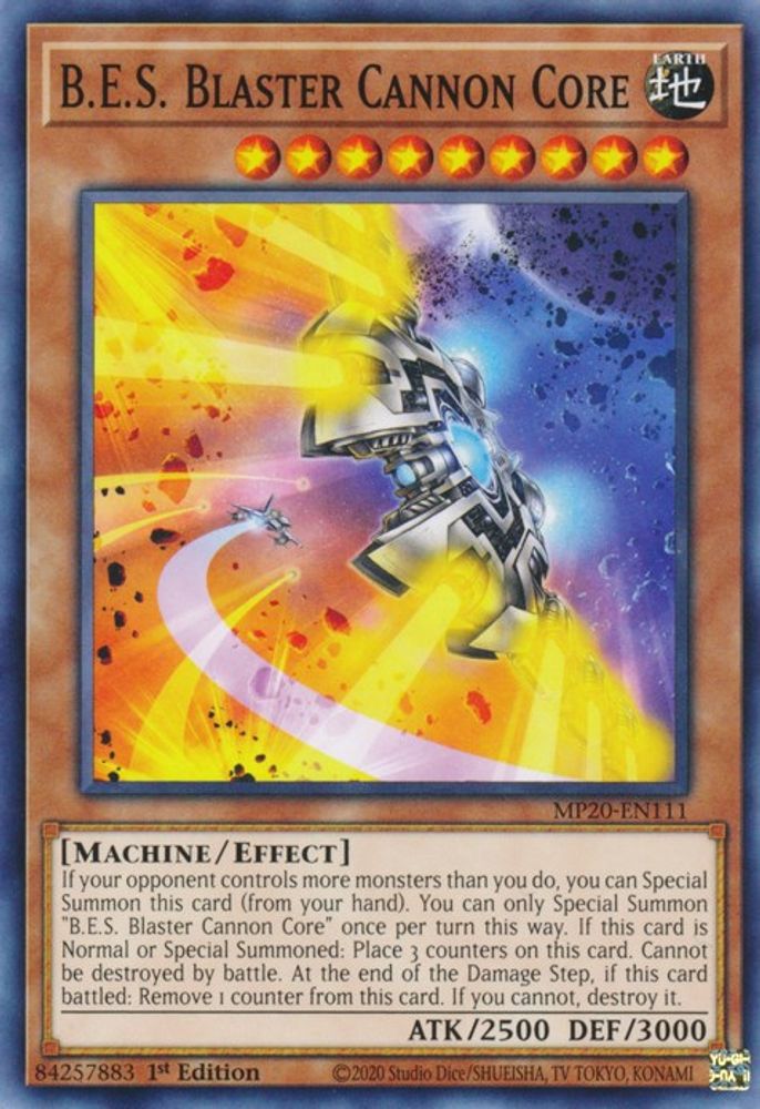 B.E.S. Blaster Cannon Core (MP20-EN111) - Common