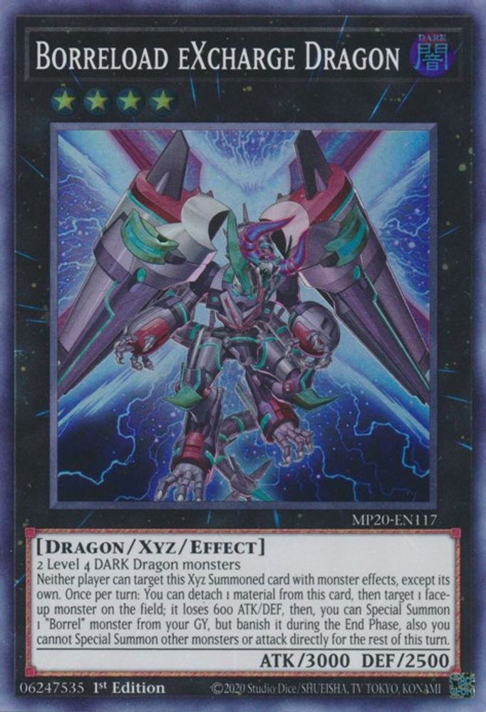 Borreload eXcharge Dragon (MP20-EN117) - Super Rare
