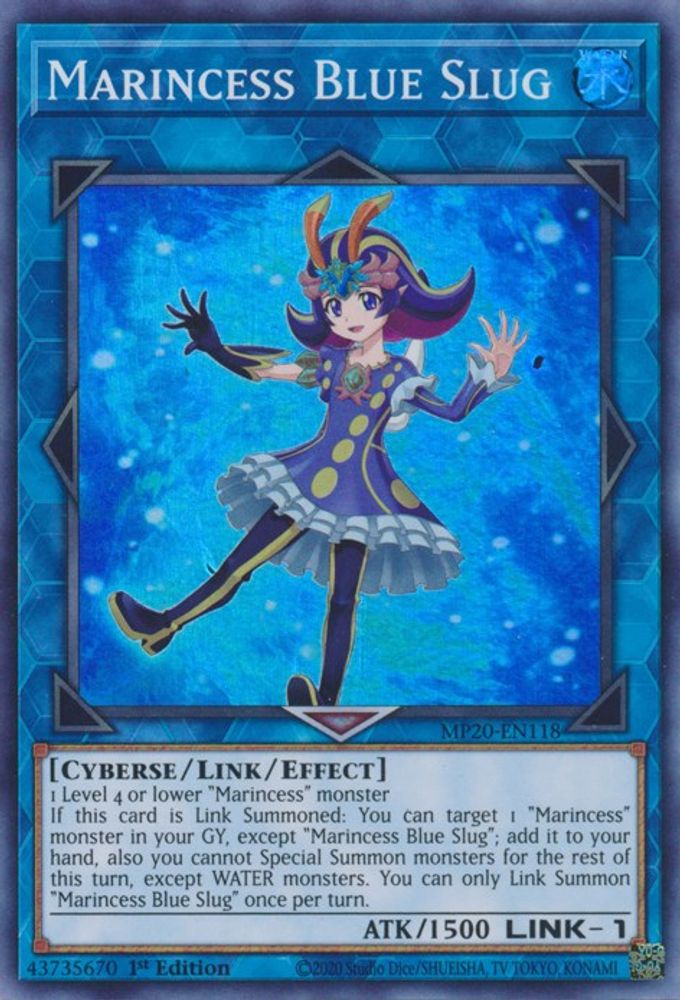 Marincess Blue Slug (MP20-EN118) - Super Rare