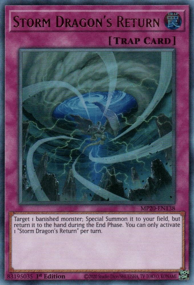 Le retour du dragon de tempête [MP20-EN138] Ultra Rare 