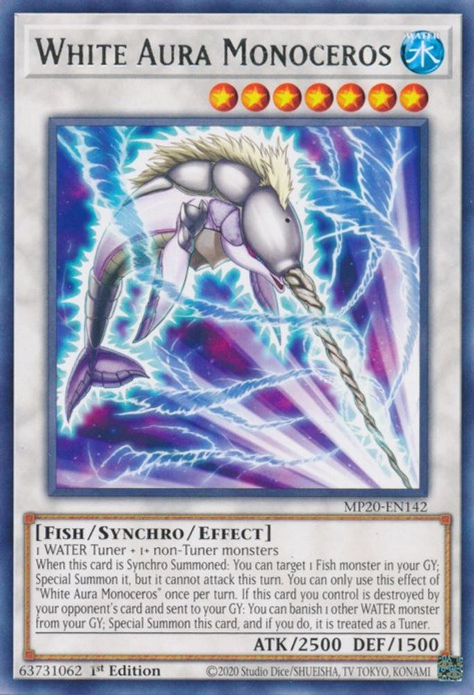 White Aura Monoceros (MP20-EN142) - Rare