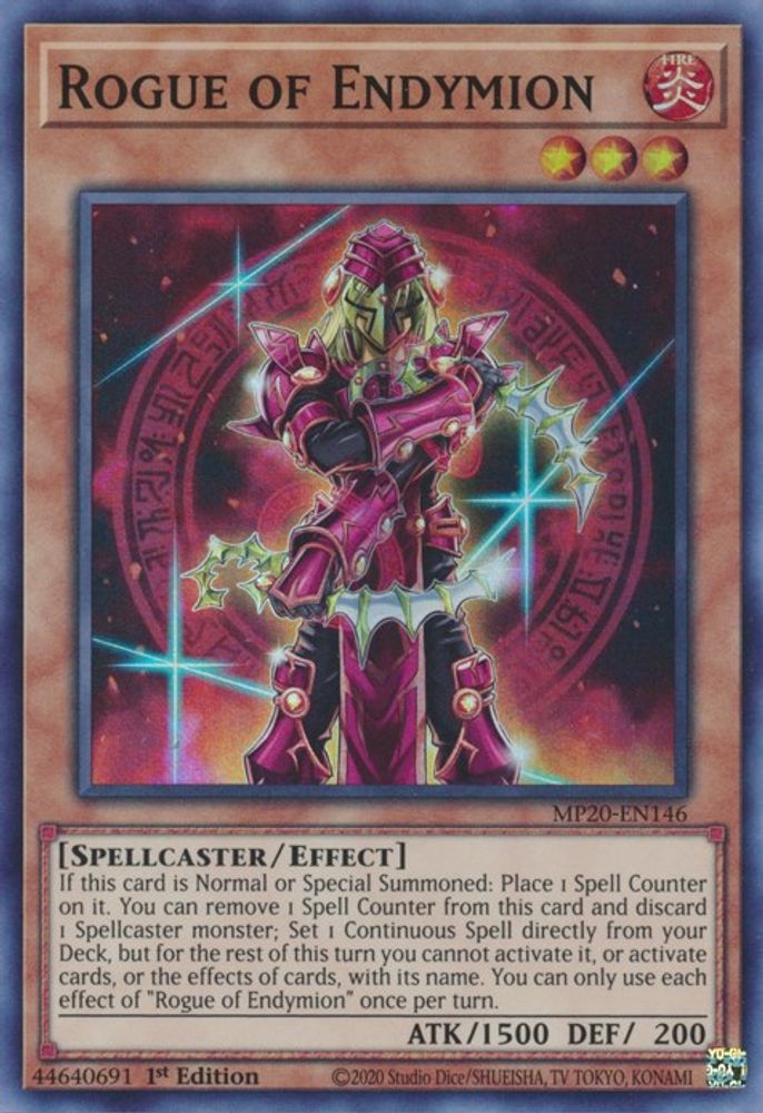 Rogue of Endymion (MP20-EN146) - Super Rare