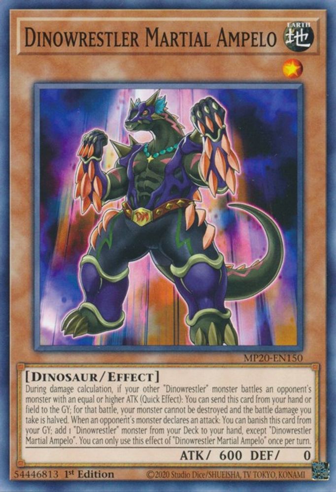 Dinowrestler Martial Ampelo (MP20-EN150) - Common