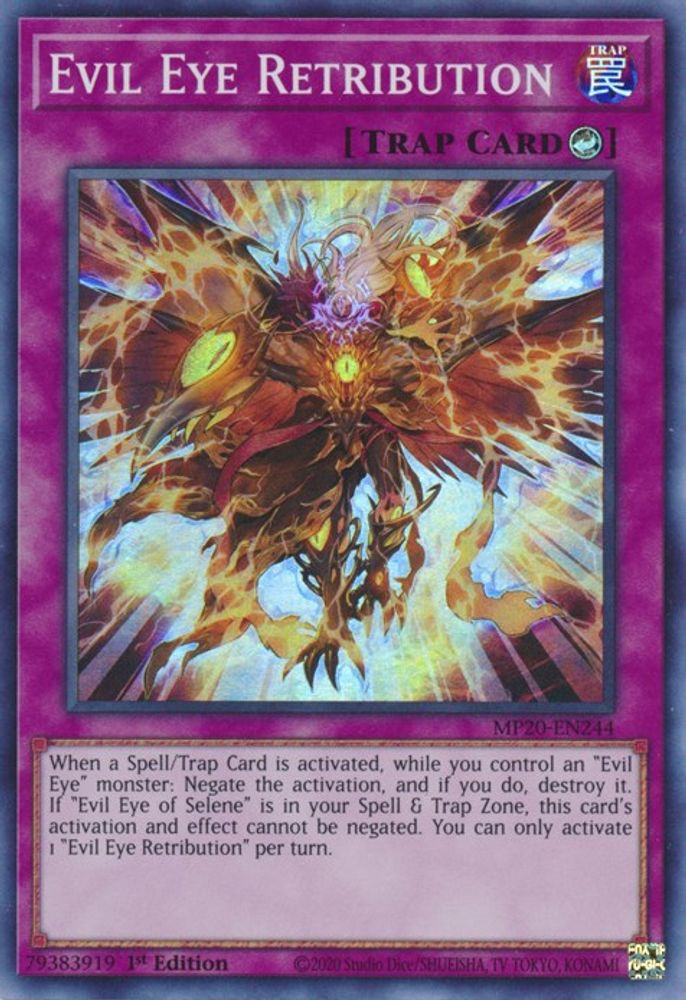Evil Eye Retribution (MP20-EN244) - Super Rare