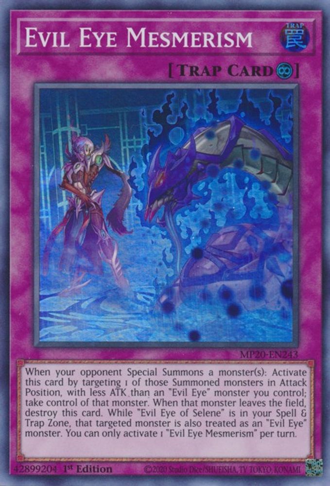 Evil Eye Mesmerism (MP20-EN243) - Super Rare