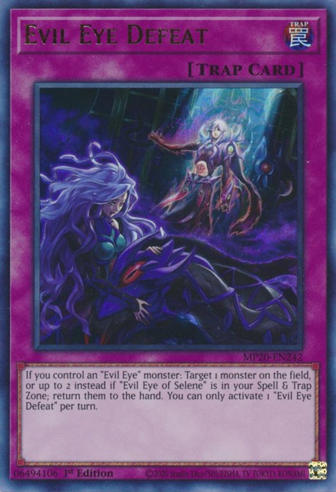 Evil Eye Defeat (MP20-EN242) - Ultra Rare