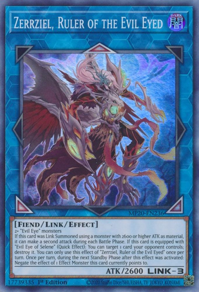 Zerrziel, Ruler of the Evil Eyed (MP20-EN236) - Super Rare