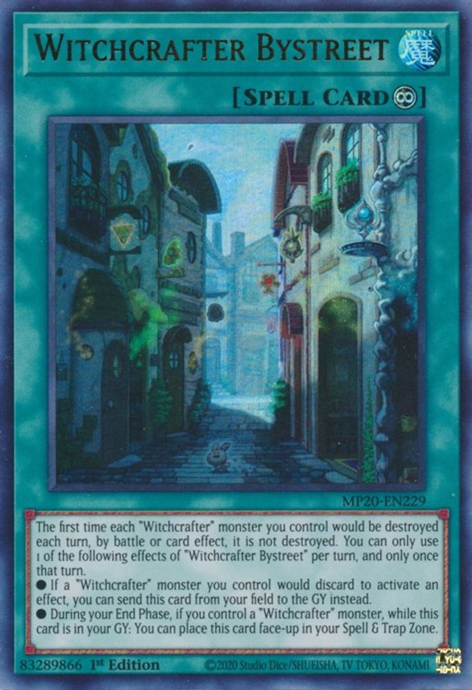 Witchcrafter Bystreet (MP20-EN229) - Ultra Rare