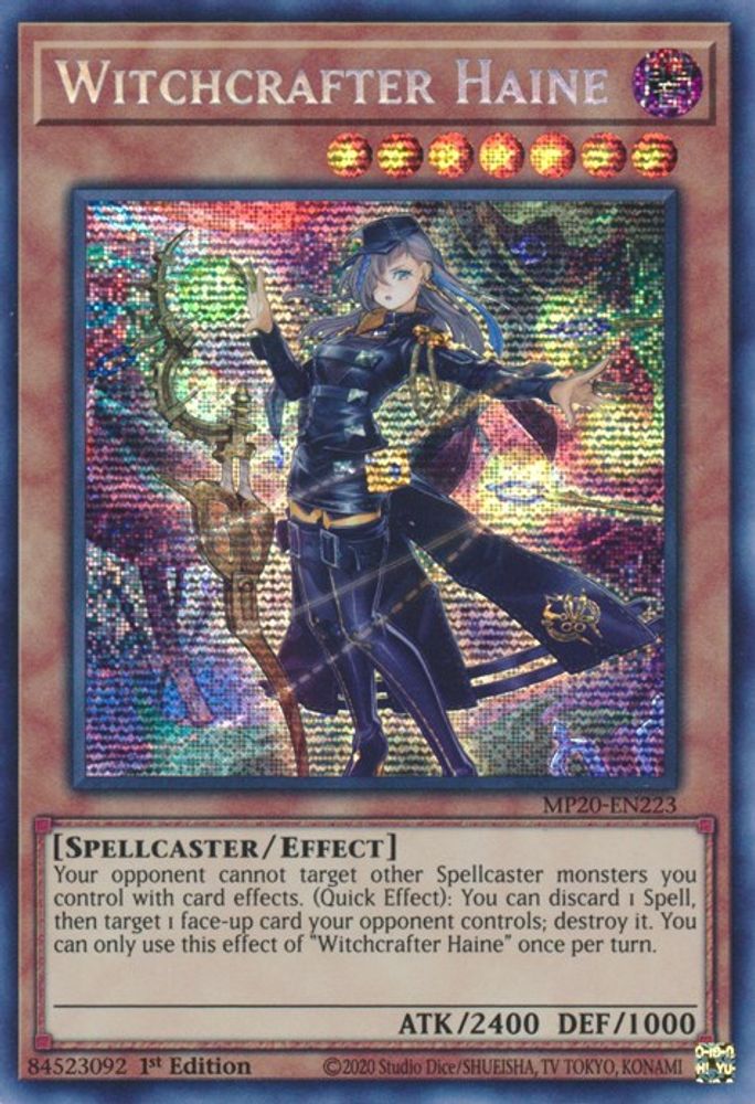 Sorcier Haine [MP20-EN223] Prismatique Secret Rare 