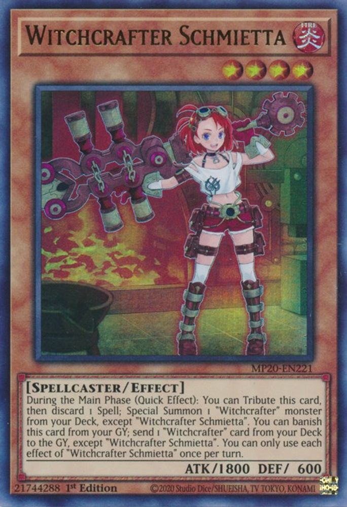 Sorcellerie Schmietta [MP20-EN221] Ultra Rare 