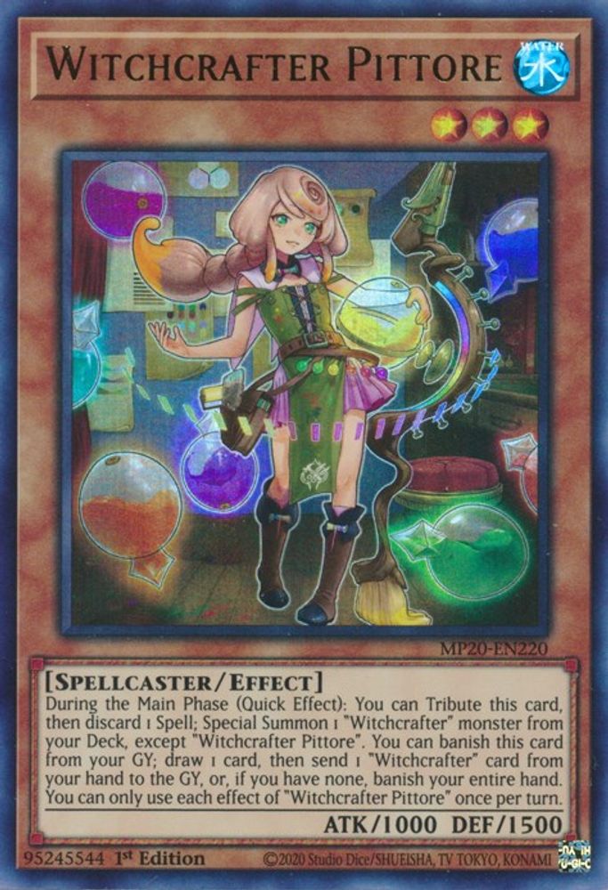 Witchcrafter Pittore (MP20-EN220) - Ultra Rare