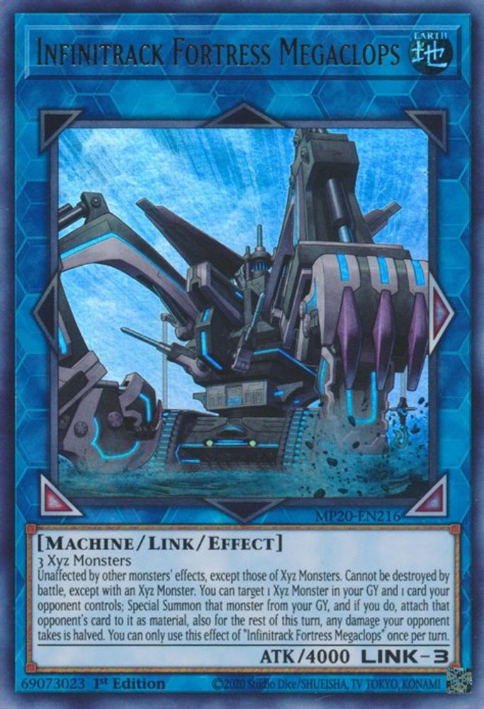 Infinitrack Fortress Megaclops (MP20-EN216) - Ultra Rare